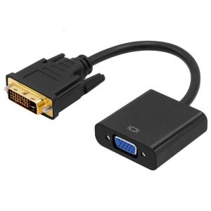 Easy Installation DVI D to VGA Converter for Connecting PC to VGA Display in Clearly Video Digital Chip 20m Transmission