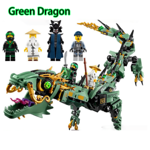 Mainan Ninja Dragon Temple of Hadiah Batu Bata Ninjago Mainan Pendidikan Untuk Anak Laki Laki