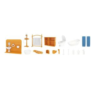 Miniature Furniture Set for 1/12 Dollhouses Dining Room Kitchen Bathroom Living Room with Accessories for Scene Decors