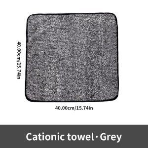 Seemetal 400gsm khăn lau xe ô tô vải lau khô dày san hô lông cừu khăn sợi nhỏ dịch vụ chăm sóc xe ô tô Phụ Kiện Xe Hơi