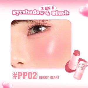 PINKFLASH F16 Multi-Use Dewy Watery Blush Stick Pigmented Longlasting High pigment