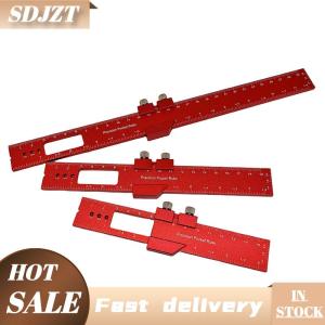SDJZT Chính xác t loại túi Cai Trị inch Metric công cụ đo lường với trượt dừng cho mộc đánh dấu đa chức năng đo Viện trợ công cụ