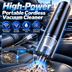Cordless Vacuum Cleaner Portable Wireless Handheld Vacuum Strong Suction Car Home Cleaning Tool Sofa Floor Dust Cleaner