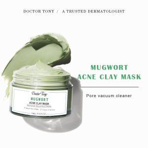 Mugwort Clay Facial Mask Stick Green Skin Care Face Mask Black Heads Removal Anti Acne set