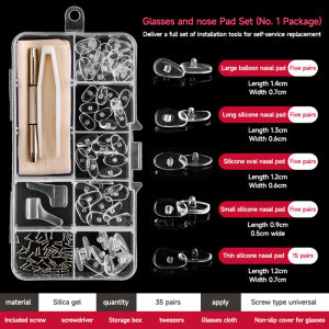 แป้นจมูกแว่นตา แป้นแว่นตา สวมใส่สบาย นุ่ม ใส กันลื่น