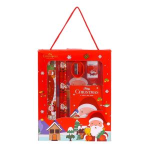 ของขวัญคริสต์มาส6ชิ้น/เซ็ตสำหรับเด็กนักเรียนระดับประถมศึกษาแบบถือของสำหรับกล่องของขวัญเครื่องเขียนชุดดินสอยางลบโรงเรียนรางวัลอนุบาลของขวัญ