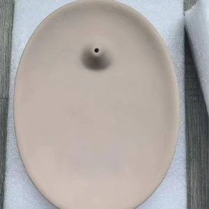 FFBH Incense Burner Cement Incense Plug Plate Home Decoration Yoga Meditation stoneware Incense Holder Handmade Meditation Gift R7Q2P
