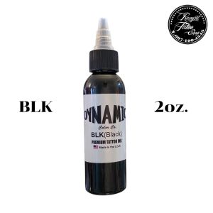 ไดนามิก BLK 1-2-8 oz. สีดำ หมึกดำ ไดนามิก