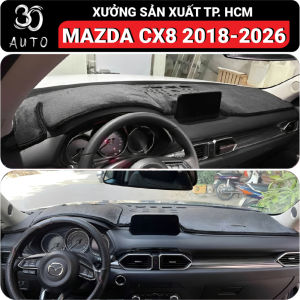 Thảm Taplo MAZDA CX5 MAZDA 6 MAZDA 3 MAZDA 2 2S CX8 CX30 CX3 Nhung Tuyết Da ALCANTA Da Fiber bảo hành 2 năm
