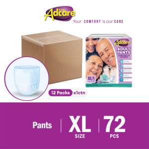 Adcare Adult Disposable Pants Diapers M / L / XL Seluar Lampin Dewasa Adult Diaper 1 Carton