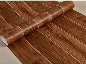 45CM*10M PVC Self-adhesive Wood Grain Floor Contact Paper CoveringPVC Removable Decorative Film Wallpaper Furniture doors wardrobe renovation