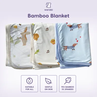 Bamboo Snuggle Blanket – Ultra-Soft Breathable Baby-Safe Lightweight & Cozy for All Temperature
