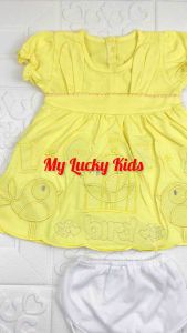 Setelan Baju Bayi Perempuan Newborn Dress Bayi usia 0-6bulan