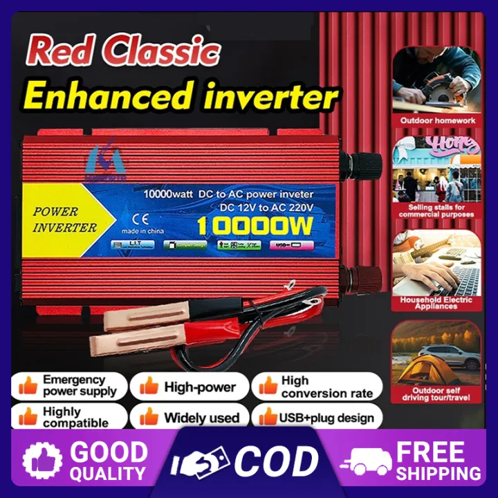 10000W original inverter car inverter solar inverter DC12V AC to 220V ...