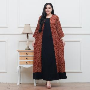 Terbaru Daster Gamis Semata Kaki Gamis Motif Kekinian Lengan Panjang Gamis Rayon Premium Resleting Depan Busui Nyaman Termurah