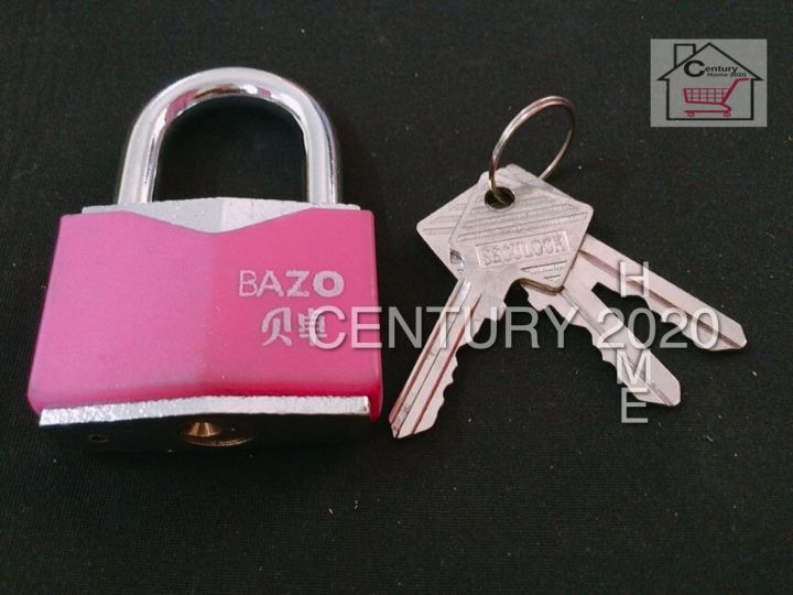 BAZO Padlock Premium Quality Anti Rust Pad Lock 50mm | Lazada