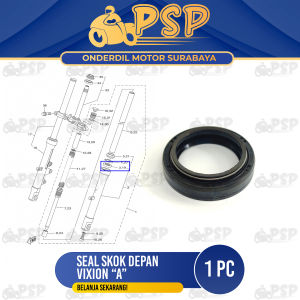 Seal Skok Depan Vixion (33 x 45 x 8-105) - Sil Siel Karet Sok Shock Shockbreaker Depan Yamaha