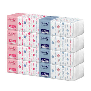 Softone Organic Facial Tissue Paper 4 ply 8 Packs Tissue Paper Towel 420 Sheets