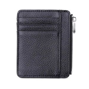 Men and Women  Small Ultra-thin Leather Card Holder Multi card Drivers License Mini Coin  男女小巧超薄真皮卡片驾驶证套夹迷你零钱包