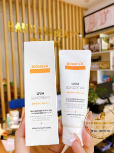 Kem Chống Nắng Huyết Tế Bào Biomeek UVM Suncream SPF50+ PA++++ Dành Cho Da Nhạy Cảm 40ml