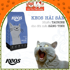 Thức Ăn Hạt Cho Mèo Keos Túi Lớn 7Kg