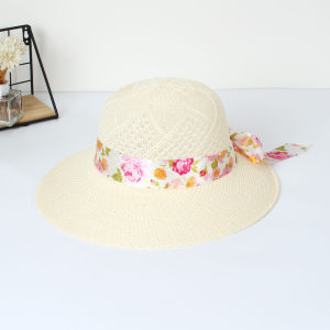 Beach Straw Hat Lafite Summer bucket Hat Mother UV Protection Female Travel Sunshade
