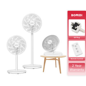 BOMIDI SF1X Pro 15 Fan Blades Smart Remote control fan Floor-standing Home Appointment Timing Low Noise Retractable Stand Fan