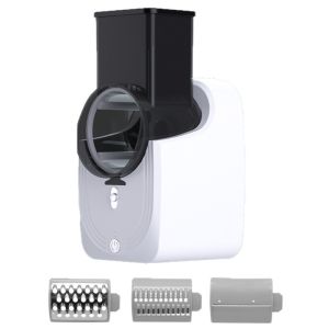OOC Effort-saving Electric Vegetable Cutter Efficient Detachable Vegetable Slicer Multi-functional Long Battery Life Automatic Vegetable Shredder Restaurant