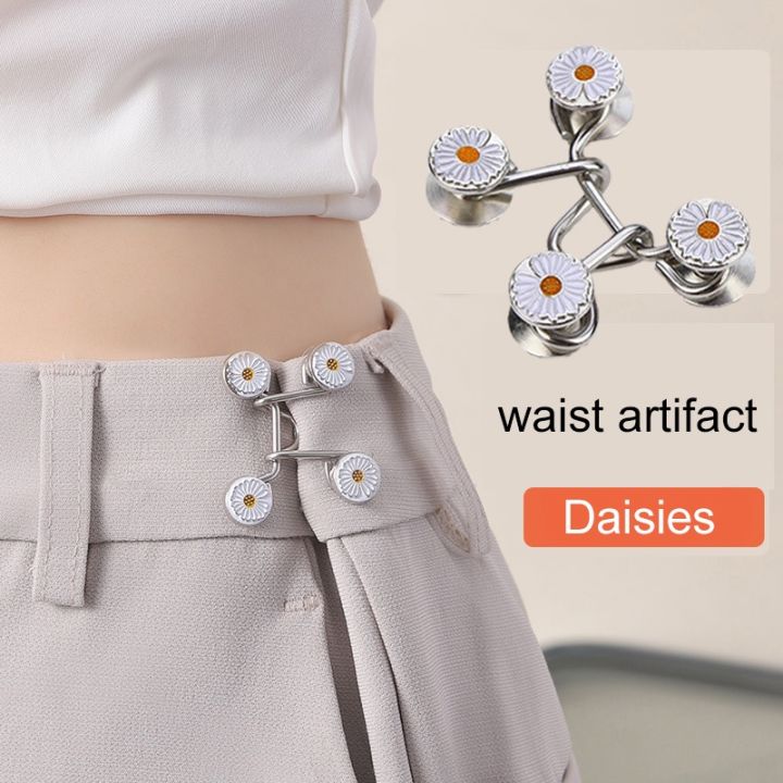 Trouser Buttons Adjustable Set Detachable Jeans Buttons Nail Free Metal ...