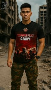 Kaos / jersey Indonesian Army baju murah olahraga pria dryfit single print tempur 02