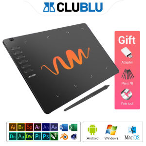-CLUBLU- Bảng Vẽ Điện Tử Laptop Bảng Vẽ Với Bút Mức Độ Áp Lực Hỗ Trợ OSU Vẽ Dạy Trực Tuyến AndroidPC