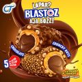 Tango Wafer Roll Blastoz Crunchy Nuts | Krim Cokelat Taburan Kacang - 24 gr (Kemasan 1 Box). 