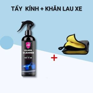 Chai Xịt Tẩy Ố Kính Xe Ô Tô Tẩy Mốc Cặn Canxi Ố Nước Flamingo Làm bóng kính Phủ nano chống bám nước Phukienprocare
