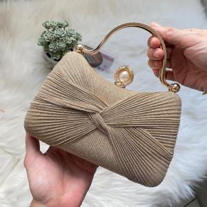 WANG101- CELLINI Clutch Selempang Kupu-Kupu Elegan Klasik dengan Aksen Berlian Tas Pesta Kristal