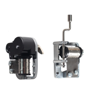 Wind Up Music Box Mechanism for DIY Projects 3D Printed Parts for Creative Gifts Hand Crank/Wind-Up Models