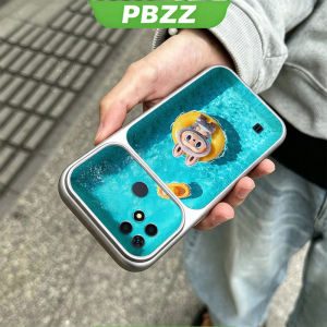 Feadship Case for Realme C21Y C25Y phone casing Softcase Silicone shockproof Cover new design aesthetic cute black for boys Cartoon swimming KNYC12