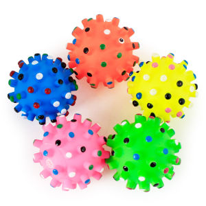 Dog Chew Toy Pet Toy Ball Dog Toy Pet Molar Bone Molar Ball Squeaky Toy Vocal Ball Bone Dumbbell