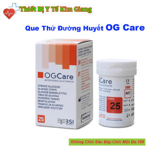 Que Thử Đường Huyết OG Care (Hộp 25 - Hộp 50 Que)