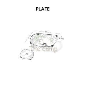 Foldable PP Tableware Folding Cup Bowl Plate Coffee Dripper Spork Cutting Outdoor Camping Foodgrade Cookware Utensils