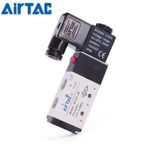 Airtac 4v210-08 4v310-10 4v410-15 chất lượng tốt hơn khí nén điện từ van điều khiển hướng Van từ 24V 220V