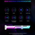 ARGB Graphics Card GPU Holder GPU Brace Support Adjustable Height Horizontal GPU Bracket AURA SYNC GPU Video Card Holder. 