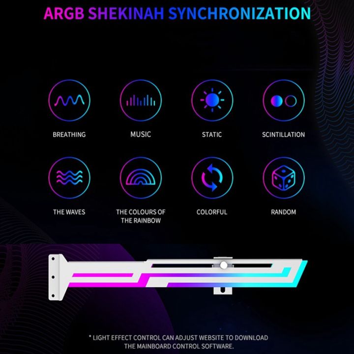 ARGB%20Graphics%20Card%20GPU%20Holder%20GPU%20Brace%20Support%20Adjustable%20Height%20Horizontal%20GPU%20Bracket%20AURA%20SYNC%20GPU%20Video%20Card%20Holder%20-%20Image%205