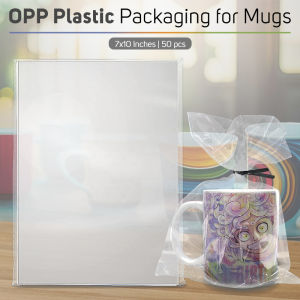 PaperCornerPh - 7x10inch OPP Packaging Plastic Bag for Mugs Souvenir 50pcs per Pack