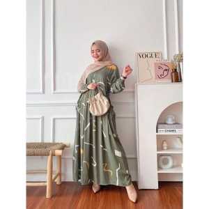 LAVANYA SET BERGO VIRAL GAMIS SET HIJAB TERLARIS DRESS RAYON PREMIUM TERBARU 2025 YSF FASHION