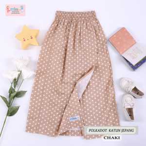 Rok Celana Anak katun Jepang Premium Motif Polkadot / Rok Celana Anak MFM Collection