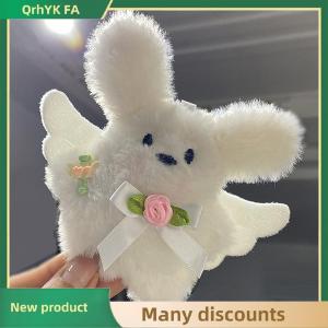 🔔🔔🔔QA Cute Angel Little Black Cat Little Milk Dog Plush Doll Pendant Backpack Hangings Decoration