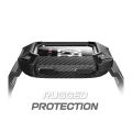 Supcase Unicorn Beetle Pro Series Rugged Protective Wristband Case for Fitbit Versa/Fitbit Versa 2/Fitbit Versa 3/Fitbit Versa 4/Fitbit Sense, Black. 