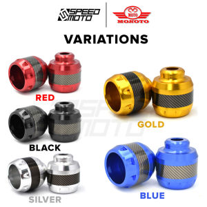 MOKOTO ALUMINUM AXLE CAP WITH CARBON FIBER DESIGN UNIVERSAL MOTO-2021 ONE PAIR SPEEDMOTO