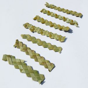 12x1" Palm Fries | No Furries Delights | Healthy Small Animal Chew Toys for Small Pet Animals & Avian Pets