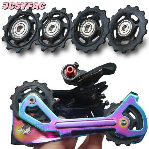 JCSYFAC 11t 12t 13t 14t mang xe đạp phía sau hướng dẫn bánh xe đường xe đạp Jockey phía sau Derailleur ròng rọc con lăn cho SRAM sửa chữa Kit